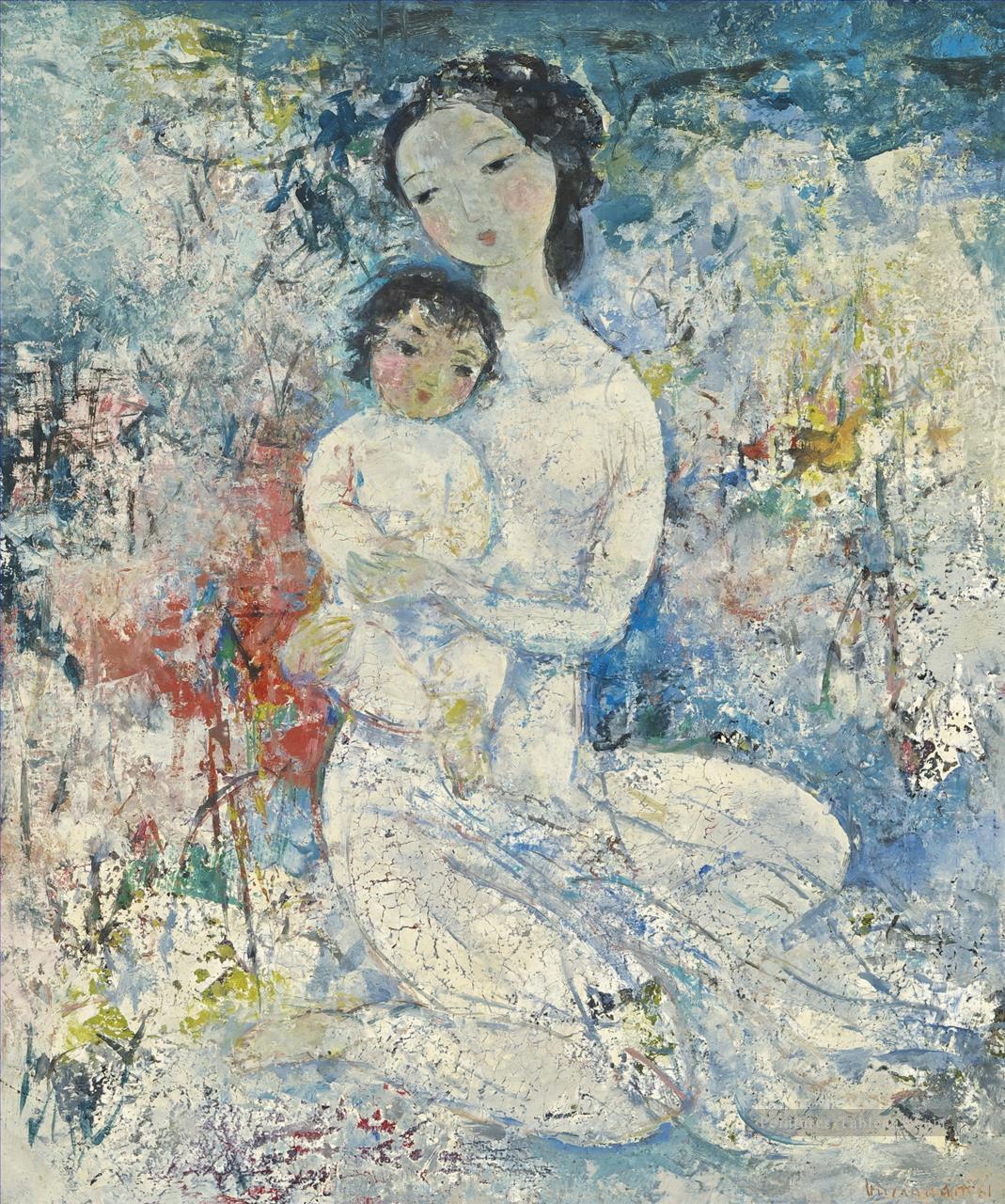 VCD Maternité 2 Asiatique Peintures à l'huile